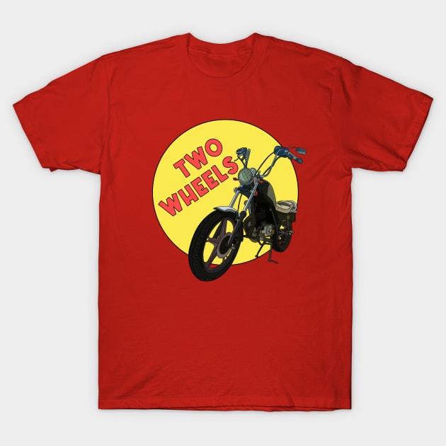 Two Wheels T-Shirt by DiegoCarvalho